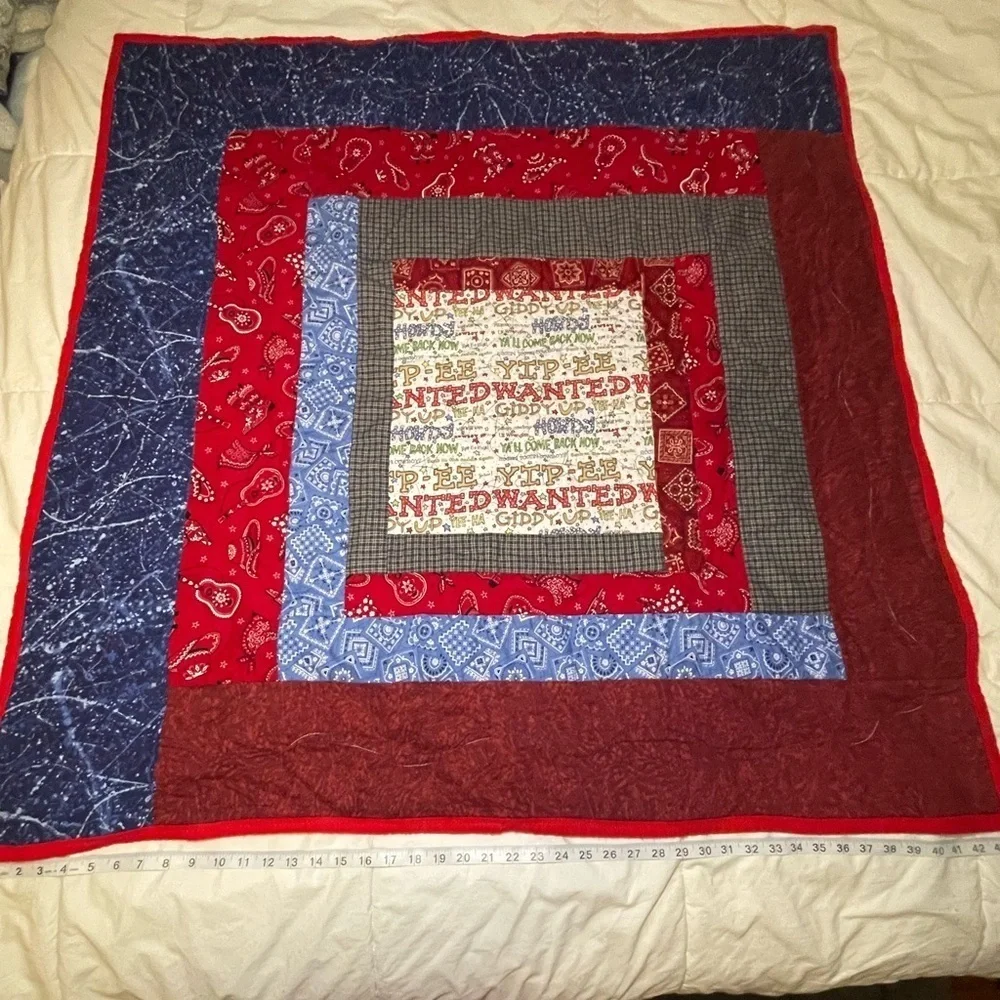Cowboy Quilt for Toddlers or Baby